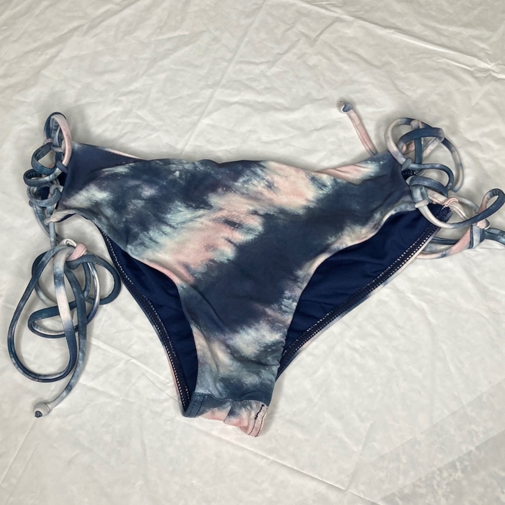 Billabong tie dye string bikini bottom